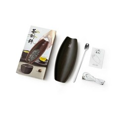 포켓 전자 저울 500g/0 1g 차 커피 콩 향신료에 대 한 디지털 무게 규모 충전과 고정밀 주방, Bla walnut, 1개