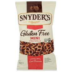 스나이더스 오브 하노버 프리 미니 프레첼 227g 백 Snyder's of Hanover Gluten Free Mini Pretzels 8 Oz Bag, 1개