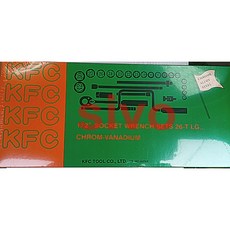 KFC 4分套筒組 汽機車維修專用, 1個, 4018M 18件