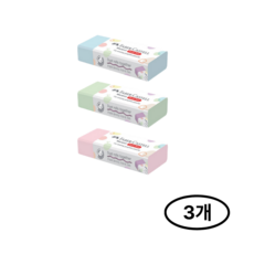파버카스텔 더스트 프리 마카롱 대형 지우개 세트 187190, 퍼플*그린*피치*핑크*블루*옐로우, 3개