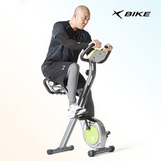[쇼핑엔티] 숀리 엑스바이크 접이식 실내 자전거 G1 사이클 유산소 운동 기구 가정용 하체 와이드형, 티탄실버/그린, 상세설명 참조