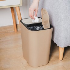 LUNA GLAM 家用2格分類垃圾桶, 棕色的