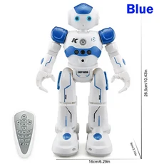 JJRC R40 R2 RC 로봇 IR 제스처 원격 제어 어린이 장난감 지능형 벡터 스마트 로보티카 춤추는 어린이용, R2 Blue