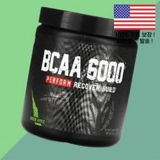 뉴트렉스 리서치 BCAA 아미노산 BACC 6000 리커버리 그린 사과 애플 8.36온스 237g Nutrex Research Recovery Green Apple 8.36oz, 1개