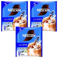 네스카페 바닐라 라테 포션, 11g, 3개, 7개입