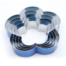 꽃 모양 무스링 높은 매화 떡틀 꽃 모양 무스틀 케이크 다용도 디저트 제과 도구 제빵