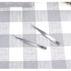 가성비 일자 핀셋 프라모델 현미경 집게 프라모델공구, 1개