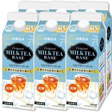 일동홍차 오리지널 밀크티 베이스, 480ml, 6개, 1