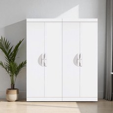 국내제작 직접배송 이느낌 가로1620mm 세로1885mm 긴문형 양복장 이불장 원룸 기숙사 옷장 장롱, 화이트