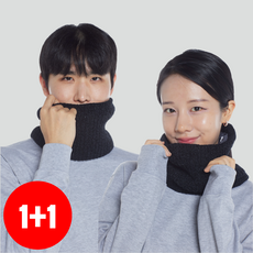 데이룩스 1+1 겨울 방한 융털 목토시 니트 넥워머