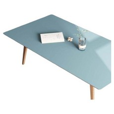 식탁매트 대형실리콘매트 테이블보 오렌지 깔개, 50x100cm, 미스트블루, 1개