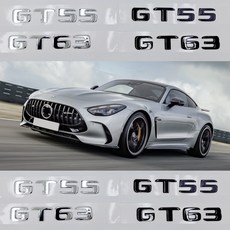 벤츠 호환 AMG GT C192 트렁크 레터링 이니셜 엠블럼, GT63(블랙), .