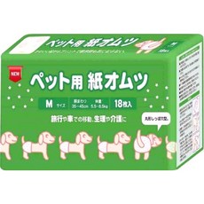 inuneru 狗兒爽 拋棄式寵物尿布, M, 1個, 18個裝