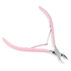 핑크 10mm 큐티클 트리머 스테인리스 스틸 리무버 니퍼 페디큐어 매니큐어 네일 도구 매우 날카로운 풀턱 커터 전문, 핑크 10mm 큐티클 트리머, 스테인리스 스틸 리무버, 1개