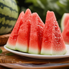 [마지막특가] 100박스한정 꿀품은 하우스겨울 수박, 1개, 5kg 내외