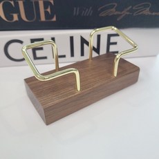 명함 꽂이 거치대 홍보 쿠폰 우드 가게 받침대 52705PC 1(PC)