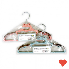 정리용품 논슬립 어린이 키즈 옷걸이 세트 어깨 자국