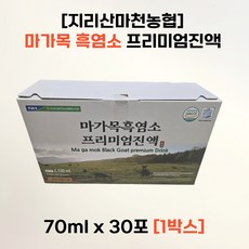 농협 흑염소 진액 효능 좋은 흑염소 엑기스 지리산 마가목 흑염소 프리미엄 흑염소즙, 30개, 70ml