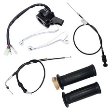 야마하 PW50 PY50 피위 블랙 더트 그립 모터사이클 핸드 바이크 징거 CYL 세트용, 1개