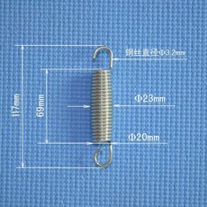 트램폴린 스프링 교체 부품 9cm 세트 0개 요고형 점핑, D. 6cm 아연 도금 드럼 스프링0개 시 풀 제공
