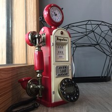 CHENset 美式 復古 加油機 電話 懷舊