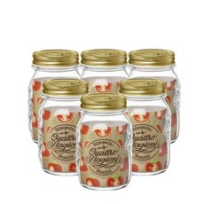 보르미올리 콰트로 밀폐유리병 500ml 6개