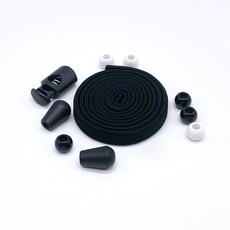 오호라스튜디오 롤롤 납작이 수제수경끈, 16블랙