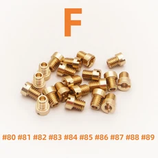 홀리 카뷰레터 에어 블리드 제트 어소트먼트 키트 10-32 스레드용 10개, 05 F  10pcs