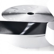 찍찍이 테이프 5cm x 1m 다용도 재료 키트 원형 튼튼한 탈부착 암수, 1개, 블랙5cm x 1m