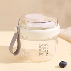bibosi 도시락통 모닝 샐러드 컵 과일 밀폐 보관 야채 밀폐용기 과일 도시락 샐러드 용기 보관함 650ml, 4개, 화이트