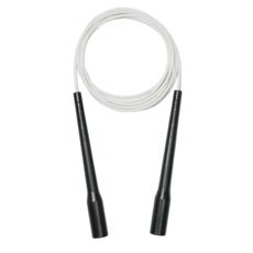 台灣品牌 Nerve 長把PVC跳繩 不捲繩, 白, 1個