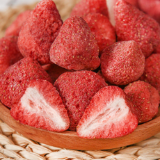 (딸기 99%) 2025년도 생산 햇딸기 건조 통딸기 동결건조딸기, 1개, 500g