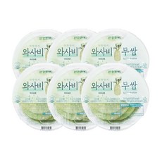 반찬단지 와사비무쌈, 6개, 350g