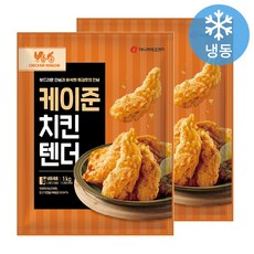 케이준 치킨텐더 마니커 1kg/25±5ea, 2개, 1kg