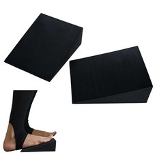 요가 폼 웨지 블록 스쿼트 종아리 스트레칭기 미끄럼 방지 경사판 운동용 발 스트레칭 스쿼트 발목 이동성, 1개