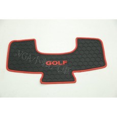 小賴汽車 VW golf 7 專用 腳踏墊 過橋 中間 全新, GOLF字樣=紅邊