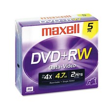 Maxell DISCDVD+RWJC5/PK