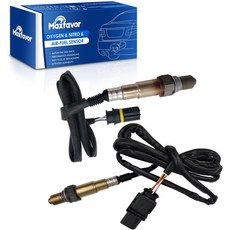 MAXFAVOR 2Pcs 산소 센서 업스트림 O2 교체 BMW X3 X5 Z4 128I 135I 323I 328I 335IS 335XI 528I 528XI 3.0L 실린더 123