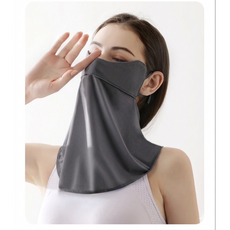 버딩 자외선차단 UV차단 쿨 스포츠 자전거 등산 골프마스크, 1개, 다크 그레이