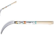 제초용 손낫 470mm 나무손잡이 텃밭기구 벌초낫 풀베기낫 잡초제거낫 ats558xh, 단일
