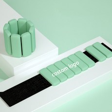 운동 팔찌 스포츠 실리콘 그래비티 브레이슬릿 피트니스 러닝, 초록, 1파운드 쌍