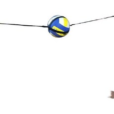 야외 배구 서브 연습기 점프 훈련 장비 개인용 타격기 스트레칭 줄 고무줄, 1개