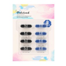 VIKDOOK 휴대용 트리머용 종이 커터 교체 블레이드 30.5cm(12인치) 33cm(13인치) 롤러 홀더 커터 타이머용 커팅 스코어링 블레이드 (8), 8