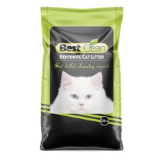 Best Clean 膨潤土貓砂, 20kg, 1包, 無香