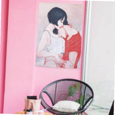 S 포스터 인테리어 거실 침실 액자 커플 패브릭 대형 59000EA 1EA, 본상품