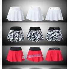 加大碼褲裙 輕薄透氣手機口袋防走光褲裙 羽毛球褲裙 裙褲 運動褲裙