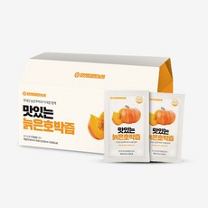 프리미엄 국내산 늙은호박즙 90ml x 30포 1박스 100% 원물 착즙 건강즙, 1개