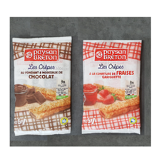 [패밀리푸드] 페이장브레통 크레페 180g 초콜릿 딸기 2종, 1개