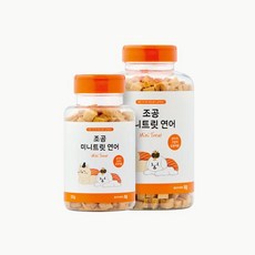 朝貢 凍乾迷你貓零食狗零食 鱈魚鮭魚比目魚 犬貓適用 韓國福媽寵物, 鮭魚, 22g, 1罐