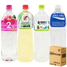 [한번에먹자쇼핑몰] 이온음료1.5L 4종 각 1개씩 / 총 4페트 (게토레이 + 포카리스웨트 + 토레타 + 이프로), 4개, 1.5L